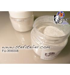 MICA poudre couleur argentée pour fusing 50grs