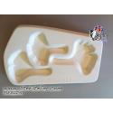 Moule casting fusing feuilles de ginkco 20x12cm