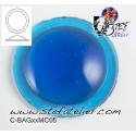 cabochon rond de 20mm couleur turquoise