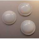 cabochon rond de 20mm couleur opaline