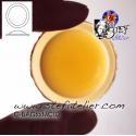 cabochon rond de 30mm couleur ambre