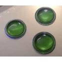 cabochon rond de 30mm couleur vert