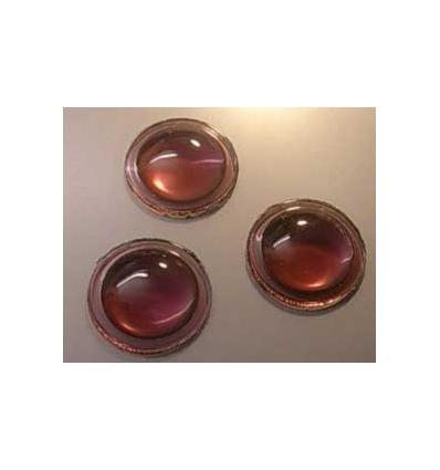 cabochon rond de 30mm couleur améthiste