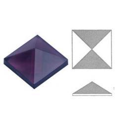 cabochon Pyramide de 30x30mm amethiste