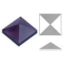 cabochon Pyramide de 30x30mm amethiste