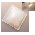 cabochon Pyramide Rombo 30x30mm Opaline