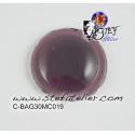 cabochon rond de 30mm couleur Violet