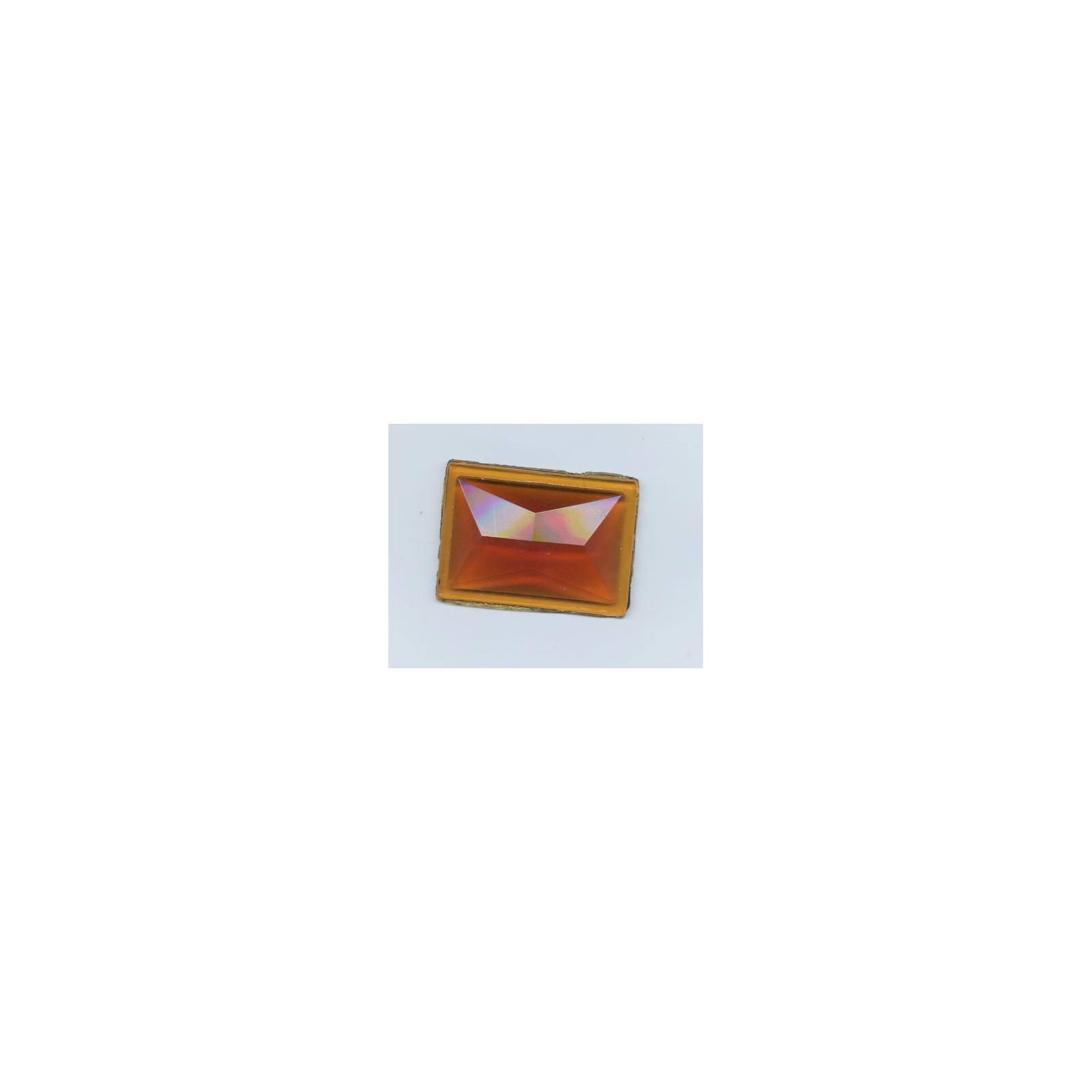 Cabochon rectangle 50 x 35mm ambre