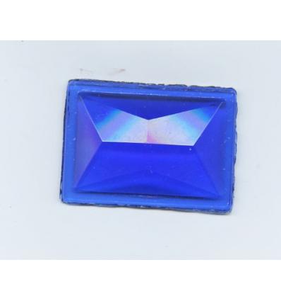 Cabochon rectangle 50x35mm Bleu