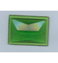 cabochon rectangle 50 x 35mm Vert