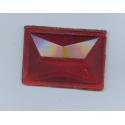 cabochon rectangle 50 x 35mm Rouge