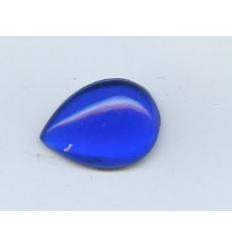 cabochon goutte 25/18mm Bleu