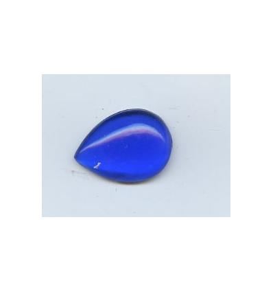 cabochon goutte 25/18mm Bleu