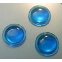 mini cabochon rond de 12mm couleur turquoise