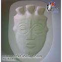 Moule céramique  casting fusing masque africain 33x23cm