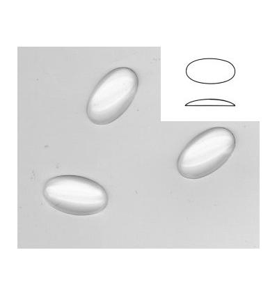 Oval transparent 14x24mm