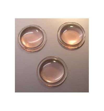 cabochon rond de 30mm couleur rose