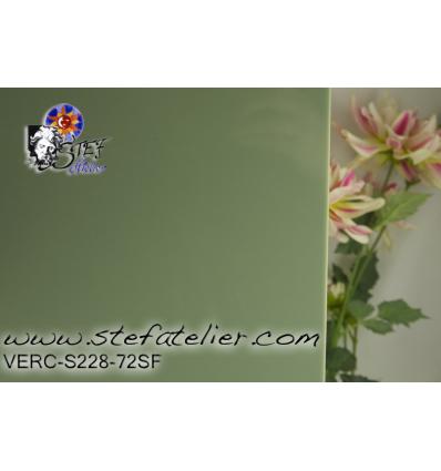 verre "S" vert ombrine opaque compatible fusing S96 30x30cm