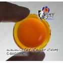 cabochon rond de 30mm couleur Orange