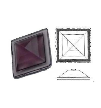 cabochon Pyramide Rombo 30x30mm Améthiste