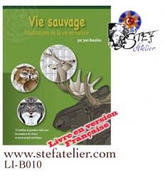 Vie sauvage: Livre de modèles de vitraux