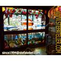 Creating custom stained glass art