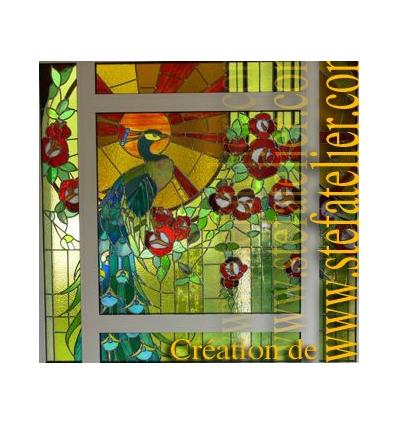 Creating custom stained glass art