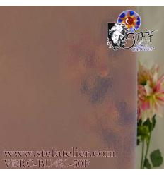 Verre "BU" rose opaline 29x25cm