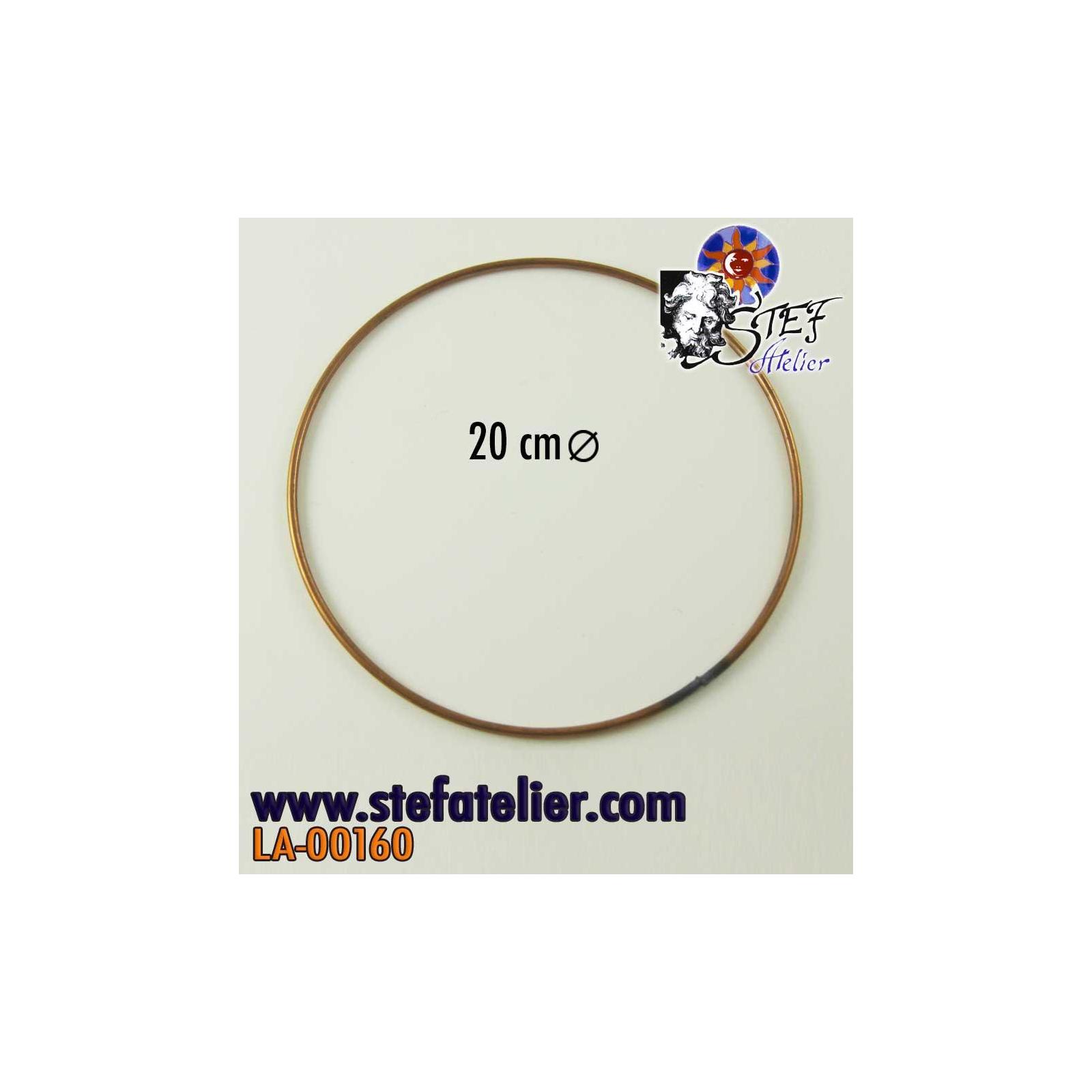  Cercle  en fil de  cuivre  20cm diam tre