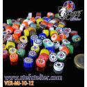 Rondelles MILLEFIORI d:10-12mm 100grs