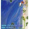 Verre "YO" bleu Wisteria C 30x29cm