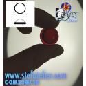 cabochon rond épais 20mm Rouge