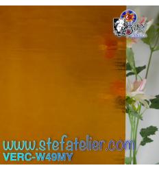 Verre "W" Mystic ambre moyen 26x27cm