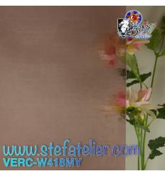 Verre "W" Mystic rose ancien clair 26x27cm