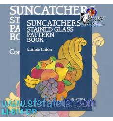 livre modèles vitraux attrape soleil " Suncatchers "