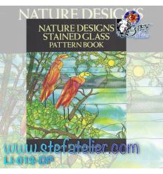 Livre de modèles vitrail "NATURE DESIGNS "