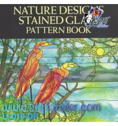 Livre de modèles vitrail "NATURE DESIGNS "