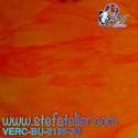 Verre "BU" orange et orange clair fusing 30F 25x29cm