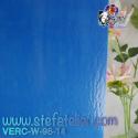 Verre "W" bleu 14 fusing S96 26x27cm