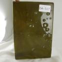 Dalle de verre de couleur d'occasion 20x29x2cm