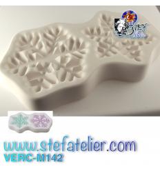 Moule fusing casting flocon de neige 15