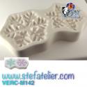 Moule fusing casting flocon de neige 15