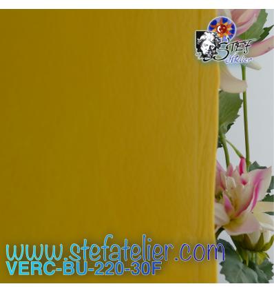 verre BU jaune tourne-sol opaque 25 X 29