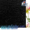 Verre "BU" noir ripple fusing Bullsye  ± 25x28cm