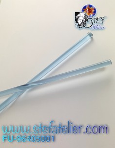 Une Baguette de verre violet orchidée transparent compatible fusing systeme 96