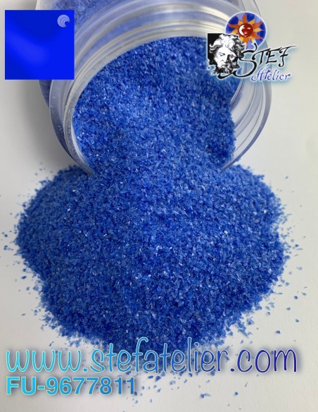 Fritte fine  bleu foncé opaque système 96 / 240grs