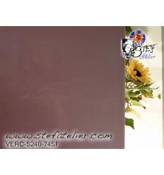 verre "S" violet Prune opaque 30x28cm compatible fusing S96