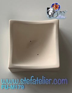 Square ceramic mold SLUMPER 10.5cm