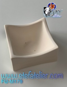 Square ceramic mold SLUMPER 10.5cm