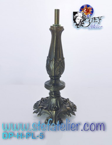 Pied de lampe Mini-Rococo h:18.5 cm